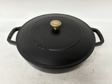 STAUB Casserole Dish Dutch Oven 28 Black Cast Iron