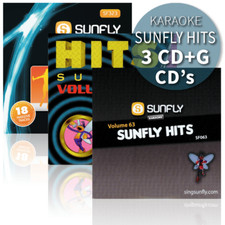 Sunfly Karaoke Hits Triple CDG
