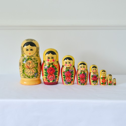 Vintage russian matryoshka - vintage,