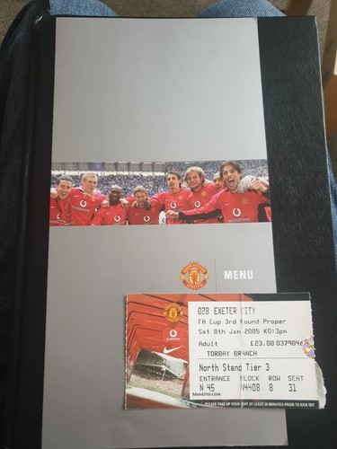 Menu for manchester united - for, v