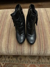 Faith Black Ankle Boot Size 6