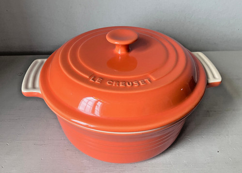 Creuset orange stoneware - creuset,