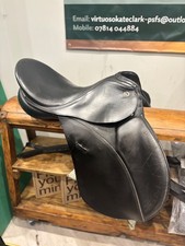 kieffer munchen GP black adjustable saddle size 2 - 17.5”/18”