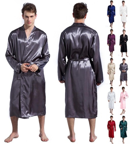 Men kimono robe dressing - robe,