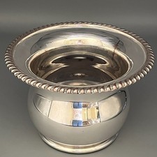 LARGE Antique Victorian Silver Plate Wine Bottle Holder Magnum Champagne Coaster