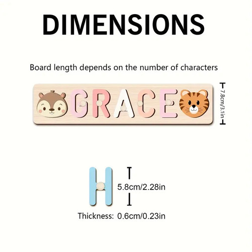 Educational wooden alphabet - educational,
