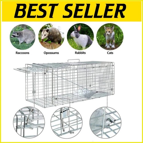 Live animal cage - trap, folding