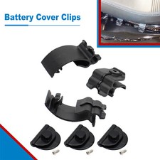 Left Side Battery Cover Clips for Harley Sportster XL883 XL1200 48 72 Black