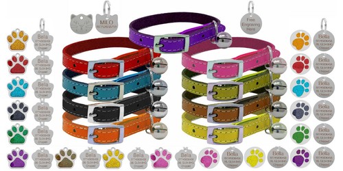 Genuine leather cat kitten - /,