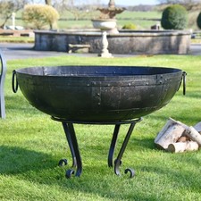 Iron Kadai Fire Bowl - 80cm