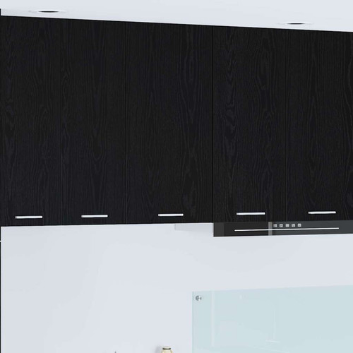 Kitchen wall cabinet black - kitchen,