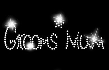 GROOMS MUM Iron on Wedding Hen