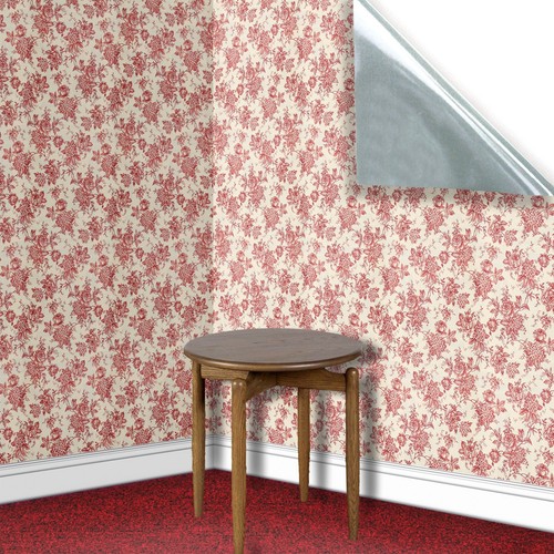 Dolls house wallpaper stick - house, on