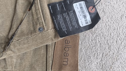 Albam beige cotton corduroy - albam,