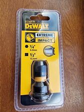 DEWALT DT7508 1/2in Drive to 1/4in Hex Impact Adaptor DEWDT7508QZ