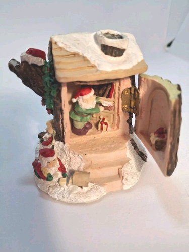 Vintage musical santa grotto - vintage,