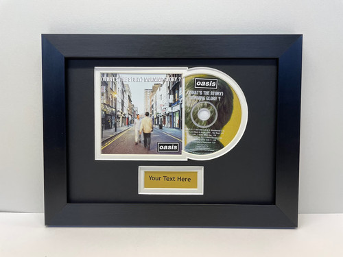 Frame display with - cd,