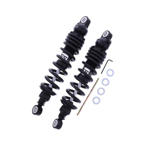 Black adjustable rear - rear, shock