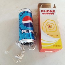 Collectible PEPSI 90's Vintage Kettle Phone - NEW In Box - MEGA RARE!!!