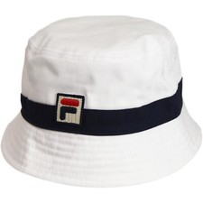 Fila Mens Basil Vintage Bucket Hat WHITE