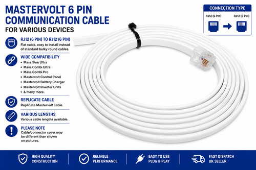 Mastervolt 6p6c rj12 data - 6p6c,