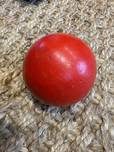 Vintage solid red wooden - red,