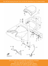 YAMAHA Tandem Seat Assy