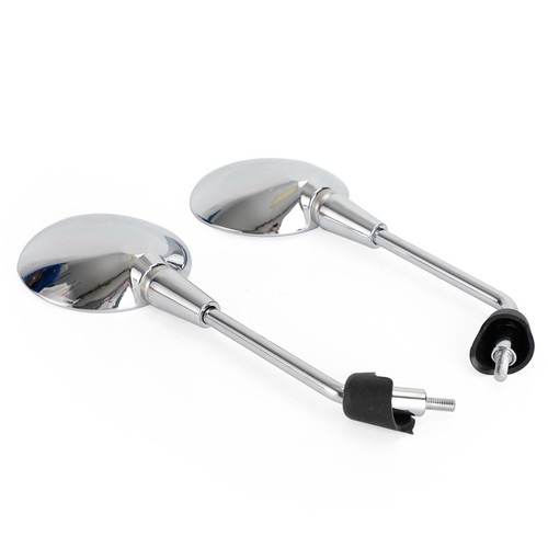 Rear view mirror pair chrome - rear,