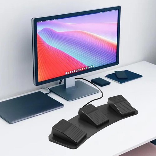 Upgraded usb triple foot pedal - triple,