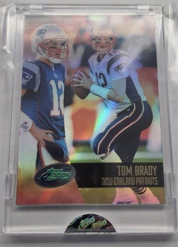 2002 tom brady etopps - brady, encased