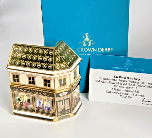 Crown derby royal bookshop - royal, &