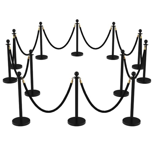 12pcs crowd control stanchion - 12pcs,