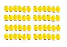 48 Mini Fluffy Easter Chicks