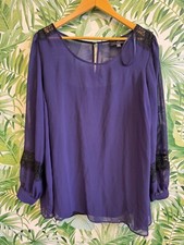 Ann Harvey purple shoulder