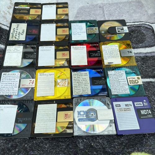 18x minidisc bundle sony tdk - 18x,