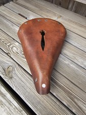 Vintage Brown Leather Bicycle