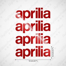 4 APRILIA Stickers 12 cm