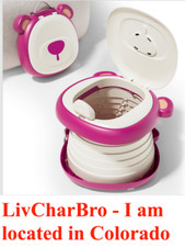 Travel Potty Seat for Toddle Foldable Car Potty for Toddler Portable Toilet