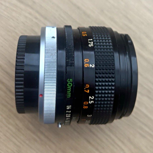 Canon 50mm standard - 50mm, f/1.4