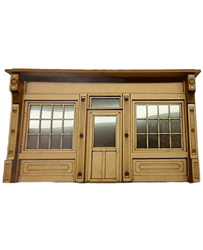 Old style shop frontage - old,