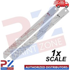 Aluminium Paint Mixing Measuring Stick 2:1/4:1 Ratio Double Sided 1 Scale
