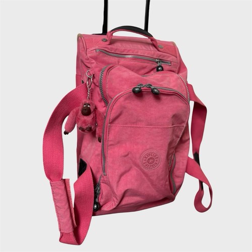 Kipling pink wheeled carry - kipling,