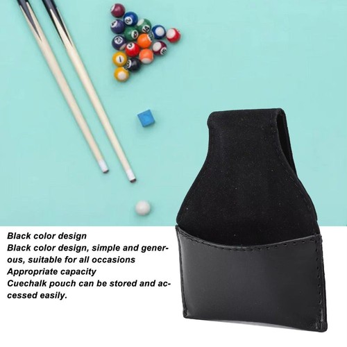 1pc pouch billiards chalk - 1pc, pu