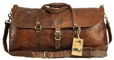 Pelle Montgomery Elegante Grande Palestra SPORTS da Viaggio Weekend Bagaglio Bag