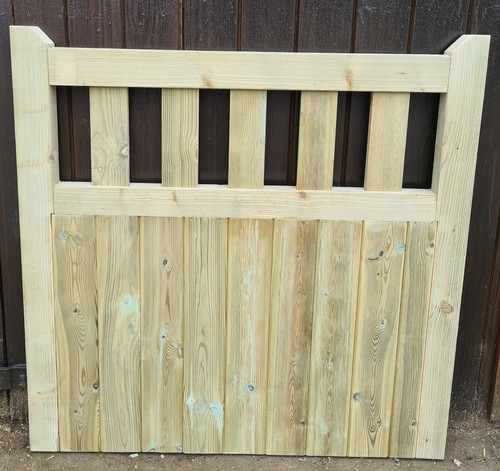 Wooden gate garden - wooden, gate,