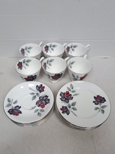 Royal albert black - black, rose