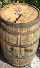 OLD RECLAIMED USED RUSTIC WHISKEY OAK WOODEN BARREL 40 GALLON - PUB BAR TABLE