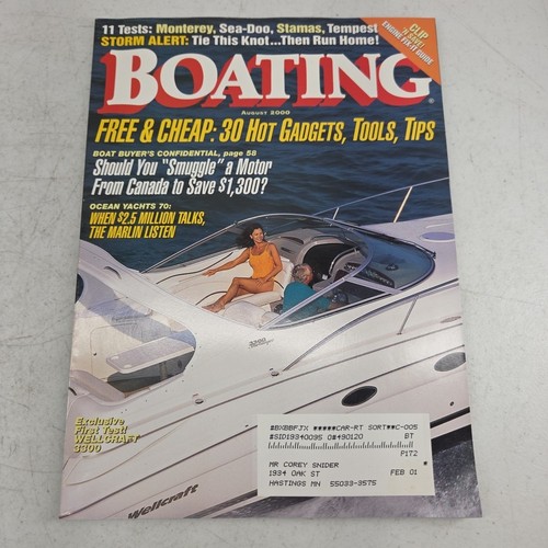 Boating magazine august - august, 2000