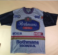 DISCOLOURED Paklung Rothmans Racing Honda T Shirt Vintage Mens Size Large