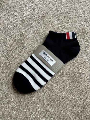 Thom browne stripe ankle socks - stripe,
